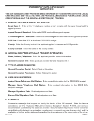 Form SOC871 Statement of Facts (Sof) Summary Sheet Ihss Program Caregiver Background Check Bureau (Cbcb), General Exception Unit (Geu) - California, Page 2