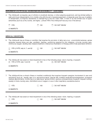 Form SOC837 Supplement to the Rate Questionnaire - California, Page 2