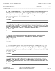 Form SOC818NMD Relative or Nonrelative Extended Family Member Caregiver Assessment - Nonminor Dependent - California, Page 3