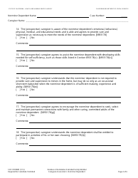 Form SOC818NMD Relative or Nonrelative Extended Family Member Caregiver Assessment - Nonminor Dependent - California, Page 4