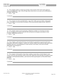 Form SOC818 Relative or Non-relative Extended Family Member Caregiver Assessment - California, Page 3