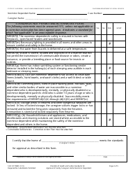 Form SOC817NMD Checklist of Health and Safety Standards for Approval of Family Caregiver Home &quot; Nonminor Dependent - California, Page 2