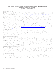 Form SOC342 Report of Suspected Dependent Adult/Elder Financial Abuse - California, Page 2