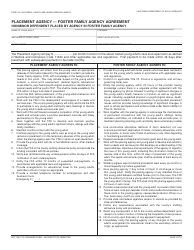 Form SOC153 Placement Agency - Foster Family Agency Agreement - California
