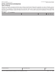 Document preview: Form RFA812 Detail Supportive Information - California