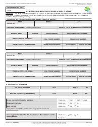Document preview: Form RFA00A Conversion - Resource Family Application - California