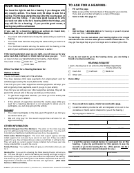 Form NA1267 CalFresh Informing Notice of Receiving Intercounty Transfer - California, Page 2