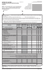 Document preview: Form NA1253 Notice of Action in-Home Supportive Services (Ihss) Change - California