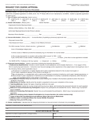 Form LIC9140 Request for Course Approval - Administrator Certification Program - California