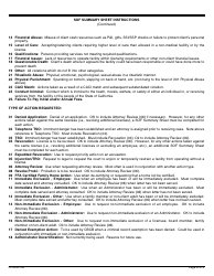 Form LIC9029A Statement of Facts Summary Sheet - California, Page 8