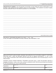 Form LIC624-LE Law Enforcement Contact Report - California, Page 2