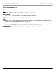 Form LIC622a Medication Administration Record (MAR) - California, Page 4