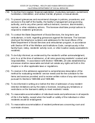 Form LIC613c-2 Personal Rights in Privately Operated Residential Care Facilities for the Elderly - California, Page 4