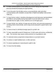 Form LIC613c-2 Personal Rights in Privately Operated Residential Care Facilities for the Elderly - California, Page 8