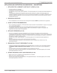 Form LIC281D Application and Supporting Documentation Checklist Foster Family Agency - California, Page 3