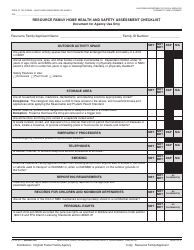 Form LIC03 Resource Family Home Health and Safety Assessment Checklist - California, Page 2