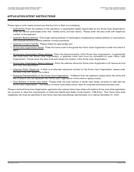 Form HCS200A Intent to Apply for a Home Care Organization License - California, Page 2