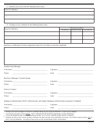 Form GEN1321A Hhsdc Teale Data Security Access Request - California, Page 2