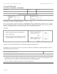 Document preview: Form FC1633B Ssi Screening Guide Section B - Financial Screening - California