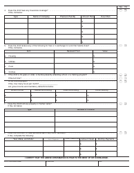 Form FC10 Income and Property Checklist for Federal Eligibility Determiniation - Adoption Assistance Program - California, Page 2