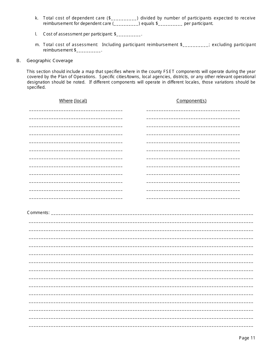 Form EP4 Summary of Fs / Employment and Training Program - California, Page 11