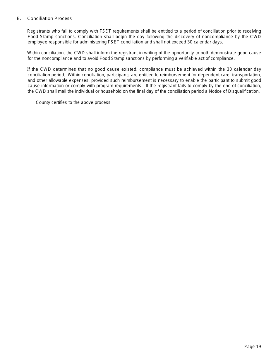 Form EP4 Summary of Fs / Employment and Training Program - California, Page 19