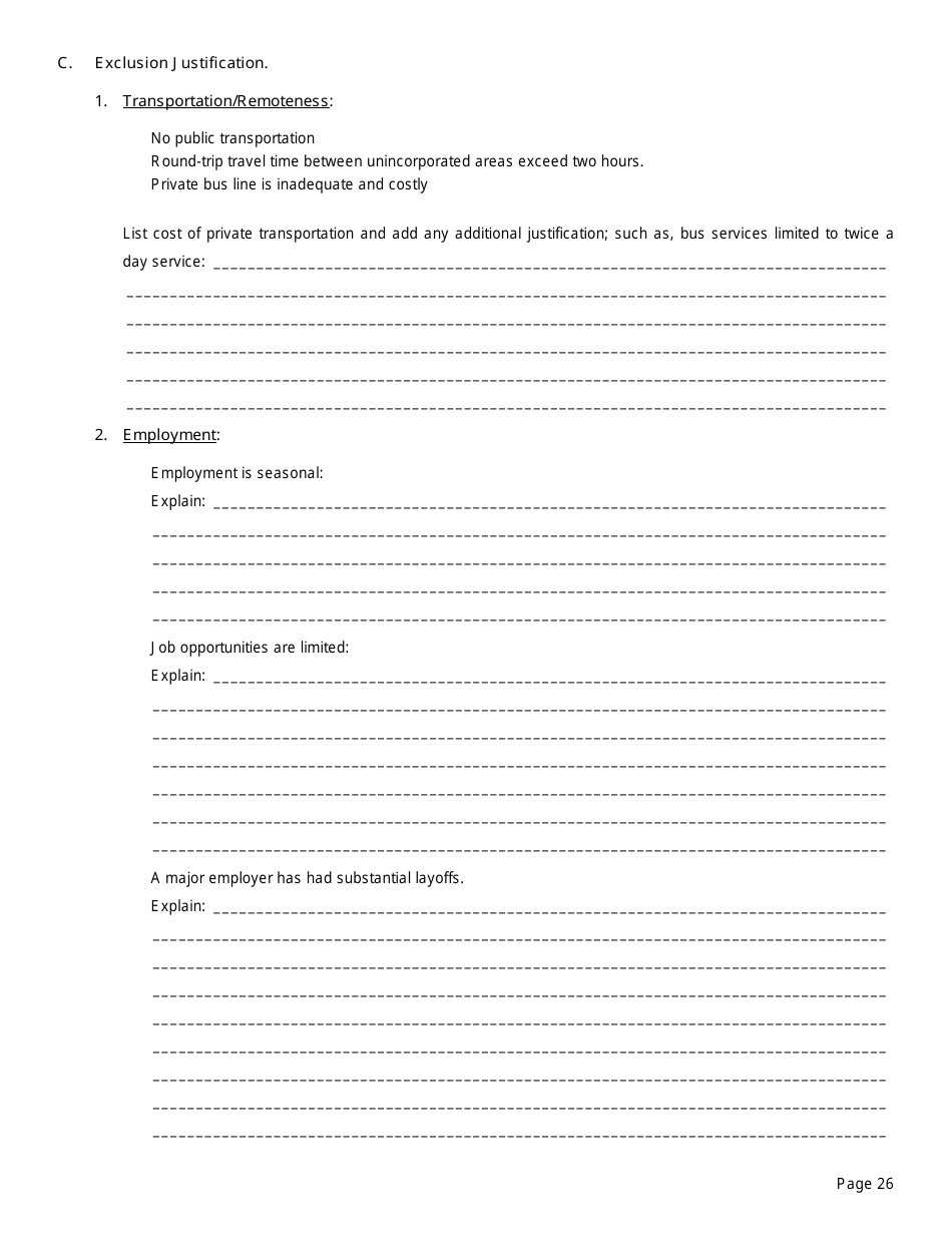 Form EP4 Summary of Fs / Employment and Training Program - California, Page 26