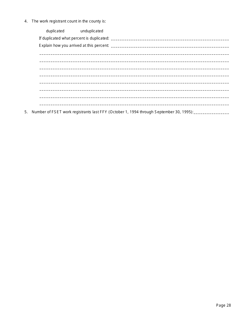 Form EP4 Summary of Fs / Employment and Training Program - California, Page 28