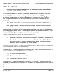 Form DPA435 County Allegation of Intentional Program Violation/Statement of Position (Request for an Administrative Disqualification Hearing) - California, Page 3