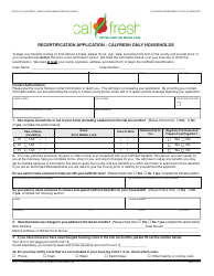 Form CF37 Recertification for CalFresh Benefits - California, Page 8