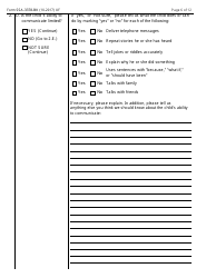 Form SSA-3378-BK Function Report - Child Age 6 to 12th Birthday, Page 6