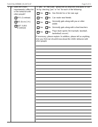 Form SSA-3378-BK Function Report - Child Age 6 to 12th Birthday, Page 9