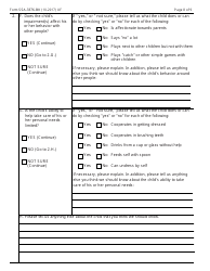 Form SSA-3376-BK Function Report - Child Age 1 to 3rd Birthday, Page 8