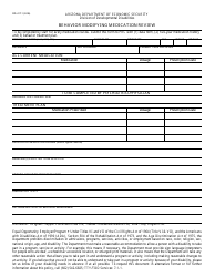 Document preview: Form DD-417-1 Behavior Modifying Medication Review - Arizona