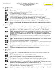 Form DDD-1270AFORPF Isp Checklist - Arizona