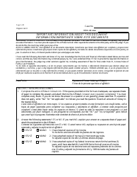 Form CSE-1171A Affidavit of Financial Information - Arizona (English/Spanish), Page 2