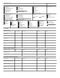 Form AG-095 Arizona Standardized Client Assessment Plan (Ascap) - Arizona, Page 2