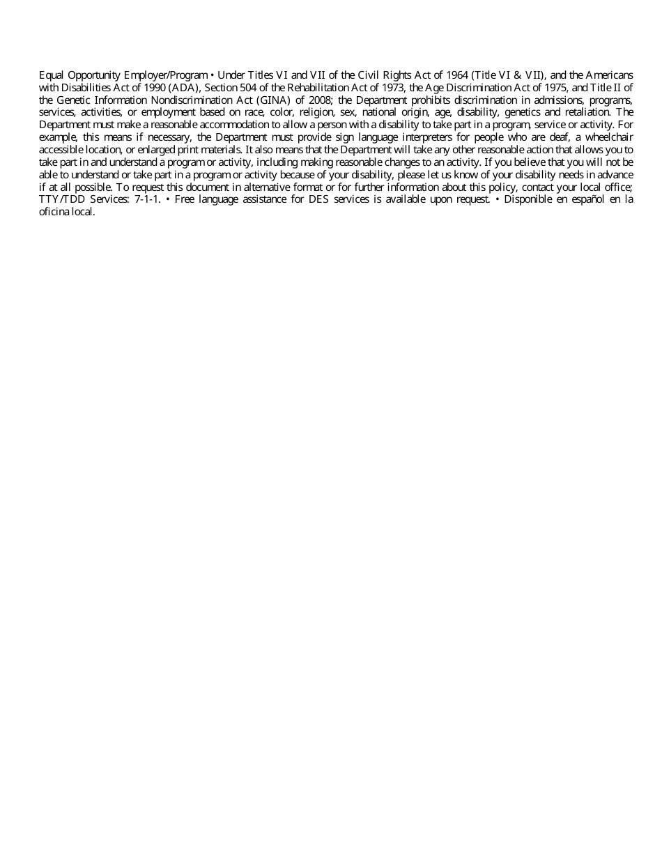 Formulario LCR-1023A FORPDS Informe De Inspeccion De Seguridad Vital - Arizona (Spanish), Page 3