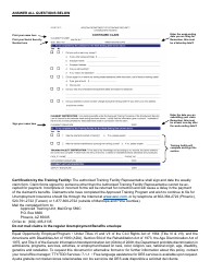 Instructions for Form UB-106-T Continued Claim - Arizona, Page 2