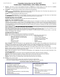 Form FAA-1097T FORFF &quot;Young Adult Transitional Insurance (Yati) Tribal Referral&quot; - Arizona, Page 3