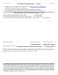 Form OEO-1001A FORFF Limited English Proficiency Complaint - Arizona, Page 2