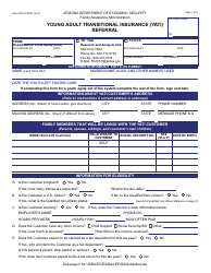 Document preview: Form FAA-1097A FORFF Young Adult Transitional Insurance (Yati) Referral - Arizona
