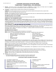 Form FAA-1097A FORFF Young Adult Transitional Insurance (Yati) Referral - Arizona, Page 3