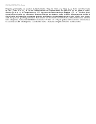 Formulario CCA-1235A FORPFS Informe De Cambios - Arizona (Spanish), Page 2