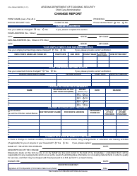 Form CCA-1235A Change Report - Arizona