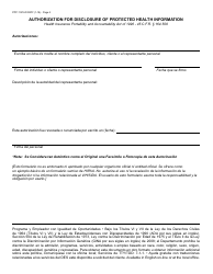 Formulario PPP-1127A FORFFS Autorizacion Para La Divulgacion De La Informacion Protegida De Salud - Arizona (Spanish), Page 2