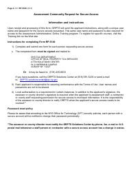 Form RP-5100 Assessment Community Request for Secure Access - New York, Page 2