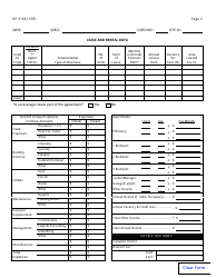 Form RP3106 Economic Information to Aid in Valuation of Commercial Property - New York, Page 2