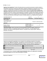 Form RP-3006 Application for Qualifications Review - New York, Page 2