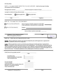 Form RP-556-B Application for Correction of Multiple-Parcel Errors - New York, Page 2